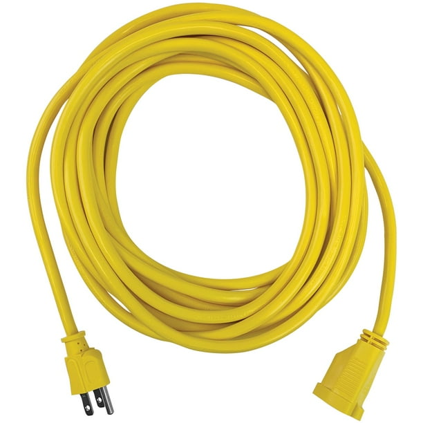 STANLEY 33257 Yellow Outdoor Power Extension Cord, 25 Feet