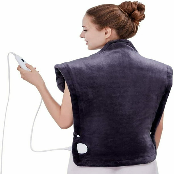 Electric Heating Pads for Back Neck Shoulder Pain Relief, Heating Warm ...