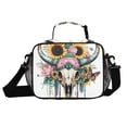thumbnail image 5 of ALAZA Mandala Goat Skeleton Vintage Lunch Box Insulated Cooler Bag Reusable Tote Bags Shoulder Strap, 5 of 7