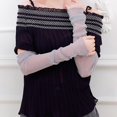 thumbnail image 4 of New Women's Gradient Printed Off Shoulder Short Sleeved Casual T Shirt, 4 of 5