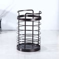 thumbnail image 2 of Injueey Estante negro para utensilios que ahorra espacio Fácil de instalar y mantener Durable Fácil acceso Metal Elegante Organizadores de utensilios de cocina, 2 of 6