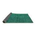 thumbnail image 2 of Ahgly Company Indoor Rectangle Abstract Turquoise Blue Modern Area Rugs, 7' x 9', 2 of 4