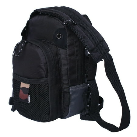 Kylebooker Tackle Chest Bag Outdoor Sports Waist Pack For Fly Fishing - Black