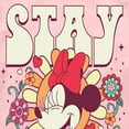 thumbnail image 3 of Disney - Mickey & Friends - Minnie Mouse - Stay Groovy - Toddler And Youth Girls Raglan Graphic T-Shirt, 3 of 5