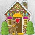 thumbnail image 3 of CafePress - Gingerbread House Women's Long Sleeve T Shirt - Women's Long Sleeve Graphic Casual T-Shirt, 3 of 4