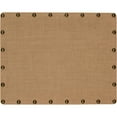 thumbnail image 2 of Linon Burlap Nailhead Corkboard, Multiple Sizes, 2 of 3
