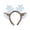 White, variant on Christmas Headband for Adults & Kids, Soft Plush Deer Ears Headband, Home Holiday Party Cosplay Hair Accessory, Comfortable Lightweight Fabric Headwear