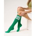 thumbnail image 6 of Jtbuh XLY Women's Knee High Socks Outdoor Sport Athletic Socks Casual Stripe Tube Socks 1-4 Pack, 6 of 8