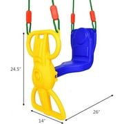 Heavy Duty Glider Swing for Kids Fun Swing Seat (Need Heavy Duty Swing Brackets Hangers, Not Included)