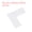 White, variant on Uxcell 5s Location Marking Corner 2x2x0.8" 25 Pack L Shaped Floor Marker for Table, Desk, Floor, Blue