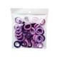 thumbnail image 1 of Lazo para el pelo de 3 cm, cuerda pequeña para el pelo, no daña el cabello, funda de cuero, sin costuras, cuerda, lazo para toalla de bebé, 50 gomas elásticas, horquilla para el pelo, 1 of 3