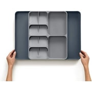 Joseph Joseph DrawerStore Kitchen Drawer Organizer Tray for Cutlery Utensils and Gadgets, Expandable, Gray