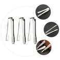 thumbnail image 6 of 3PCS Stainless Steel Ice Clips Ice Cube Serving Tongs for Cocktails Whiskeys, 6 of 7