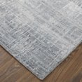 thumbnail image 3 of Feizy Eastfield Modern Abstract, Blue/Silver, 2' x 3' Accent Rug Sheen Handmade Casual Distressed Floor Rug for Living room Bedroom, 3 of 8