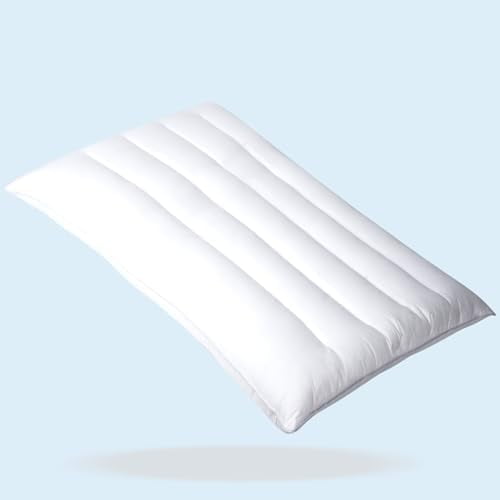 Ultra Flat Pillows for Sleeping Thin, 2.5" Height Ultra Thin Pillows, Slim Bed Pillows for Stomach Sleeper, Standard Size -18x26 in - 7D Fiber - 1 PC