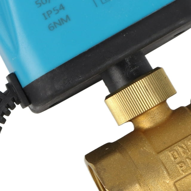 Válvula de bola motorizada eléctrica de 2 vías Bling Bling DN25 DC12‑24V