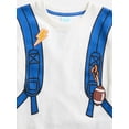 thumbnail image 6 of Wonder Nation Toddler Boys Embroidered Patch Graphic Backpack Tee with Short Sleeves, Sizes 12M-5T, 6 of 8