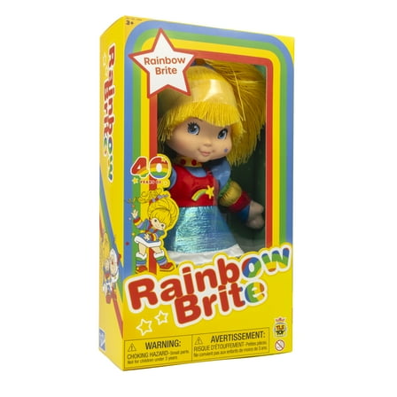 Rainbow Brite 12" Threaded Hair Plush Doll, Children Ages 3 