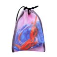 thumbnail image 3 of Transemion Dive Swimming Drawstring Mesh Bag Storage for Gear Diving Snorkel Pink 9 Inch x 6.5 Inch 1Set, 3 of 6