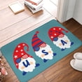 thumbnail image 4 of Uemuo 4th of July Gnomes Printed Door Mat Indoor Doormat 16"x24",Front Back Door Mats Non Slip Entrance Rugs,Inside Doormats for Entryway, 4 of 9