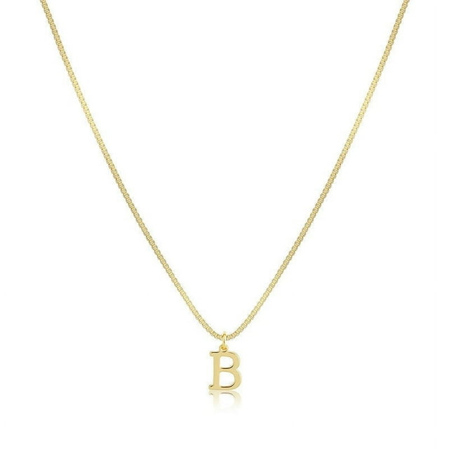 Nouvellement Sorti, Collier Initial, Pendentif Lettre Délicat, Matériau en Acier Inoxydable, Chaîne Réglable, pour Femmes, Accessoire Quotidien, Style Minimaliste, Choix de Cadeau Akmoler Liquidation & Promo