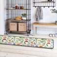 thumbnail image 7 of Dailycode Hallway Runner Rug 2x6 Non Slip Absorbent Soft Floor Mat for Home Kitchen Bedroom Entrance Vegetable Peppers Flower Pumpkin, 7 of 7