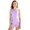 Z06-Purple, variant on LRen Girls Swimsuit Tankini Set Stretchy One Piece Athletic Bodysuit Kids Dance Swimwear Outfit for Children 3–12Y