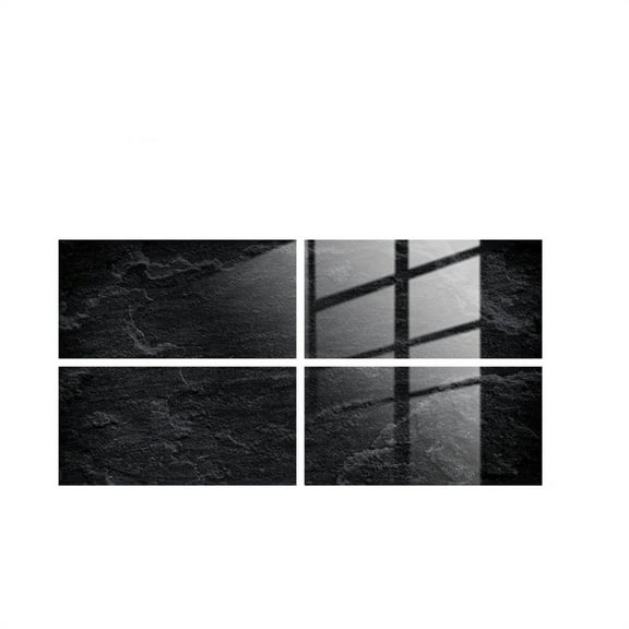 Yeetfub Peel and Stick Backsplash 4 Sheet 6"x12" Marble Wall Tiles Granite Back Splashes Tile for Kitchen PVC Peel and Stick Backsplash Tile for Bathroom Kitchen Cabinet Shower