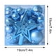 thumbnail image 4 of 45PCS Christmas Set Painted Shaped Christmas Tree Ornament Plastic Tree Top Star Ornament, 4 of 9