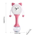thumbnail image 3 of Toddler Toys Kids Toy Gifts QTOCIO Children Toys Drummers 3-6-12 Months Old Hand Cranked Bells 2-in-1 Year Old Newborn Children Early Childhood Education Toys Cute Bear Wave Drum, Pink, 3 of 6