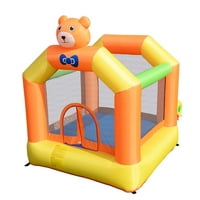 Costway Inflatable Little Bear Bounce House Jumper Moonwalk Outdoor Kids Without Blower