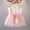 F-244Pink, variant on ZHOGXU Toddler Kids Girls Summer Dress Flying Sleeve Round Neck Bow Design Sequins Comfortable Fashion Mesh Dresses For Casual Daily Wear,Grey,18-24 Months