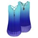 thumbnail image 2 of Camisetas sin mangas para mujer, camisetas con dobladillo cruzado en la espalda a la moda de verano, camisetas informales sin mangas con cremallera y cuello en V, camisetas estampadas Pompotops lopia998871, 2 of 4