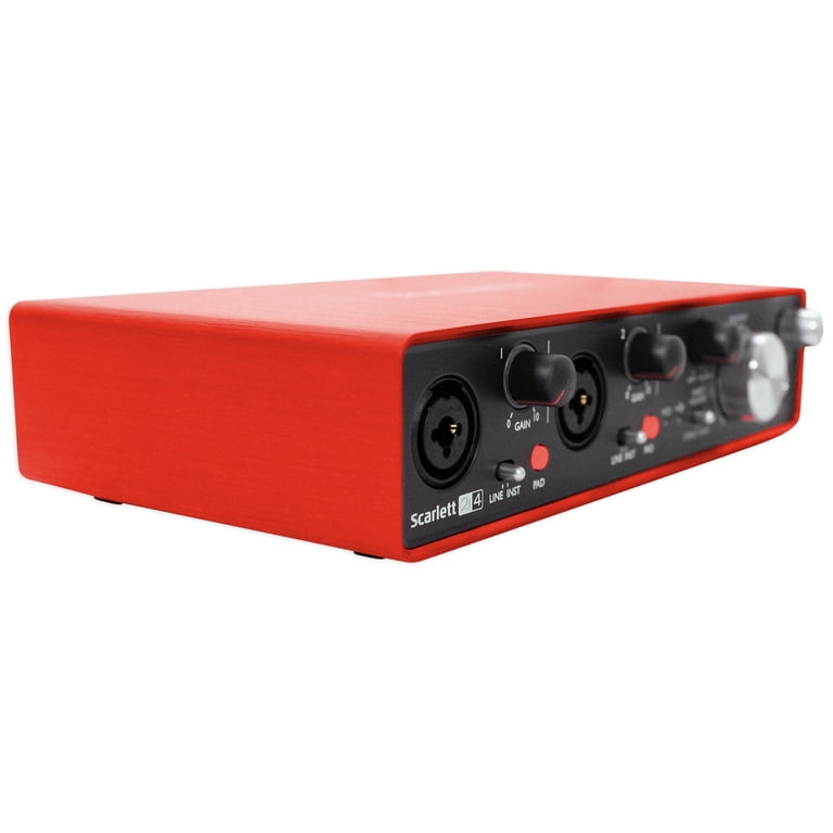 Focusrite SCARLETT 2I4 2nd G 192kHz USB Audio Recording Interface+