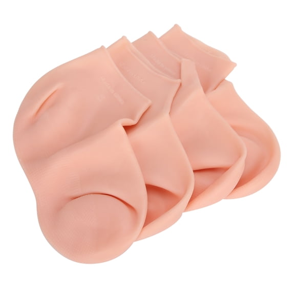 Calcetines hidratantes BuyWeekMX 2 pares para el cuidado de los pies Color piel