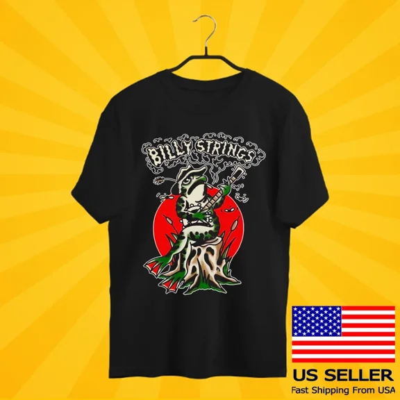 VINTAGE Billy Strings black T-shirt Unisex tee All sizes S to 5XL
