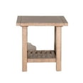 thumbnail image 2 of Anva End Table- Light Brown Mahogany- Shelf- Rectangular 24 Inch, 2 of 5