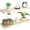 Diy-unfinished, variant on Floating Shelves 24 inch Long, Distressed Rustic Wooden Wall Shelves for Bathroom Living Room Bedroom Kitchen Farmhouse Set of 2-24x6.7x1.25 inch-Distressed Walnut