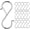 Silver, variant on Minzimin 10/20 Pcs S Hooks for Hanging, Heavy Duty S Shaped Hooks Silver, Kitchen Hooks, S Hanger Hooks for Plants, Pots, Towels and Bags, with Safety Buckle Design, 3.5 Inch