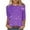 Multicolor, variant on Cavosen 3/4 Sleeve Shirts for Women Crew Neck Glitter Sparkly Print Pullover Tops Shirts Shiny Blouse Solid Color Party Tees Trendy Casual Dressy Elegant Evening T-Shirts XL