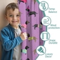 thumbnail image 3 of Blackout Kids Curtains,Colorful Funny Dachshund Childrens Insulated Curtains Set Of 2,Bedroom Essentials,Toddler Room Decor 42"x54"(106x137cm), 3 of 4