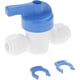 thumbnail image 2 of Conector de ajuste a presión recto de 1/4" de pulgada de diámetro exterior para manguera,válvula de bola de agua de plástico, sistema de filtro de agua por ósmosis inversa, manguera W, 2 of 5