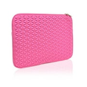 Unik Case Baby Pink Diamond Foam Splash & Shock Resistant Neoprene Universal Sleeve Zipper Case Bag for All 13" 13-Inch Laptop Notebook / Macbook Pro / Macbook Unibody / Macbook Air / Ultrabook / Chro