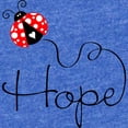 thumbnail image 2 of CafePress - Ladybug Hope - Cute Infant Baby Football Bodysuit, 2 of 3
