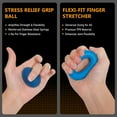 thumbnail image 5 of Grip Strengthener Kit 5 Pack, Adjustable Hand Grip Strengthener 22-220lb, Forearm Strengthener with Counter, Wrist Trainer, Finger Stretcher, Grip Ball, 5 of 12