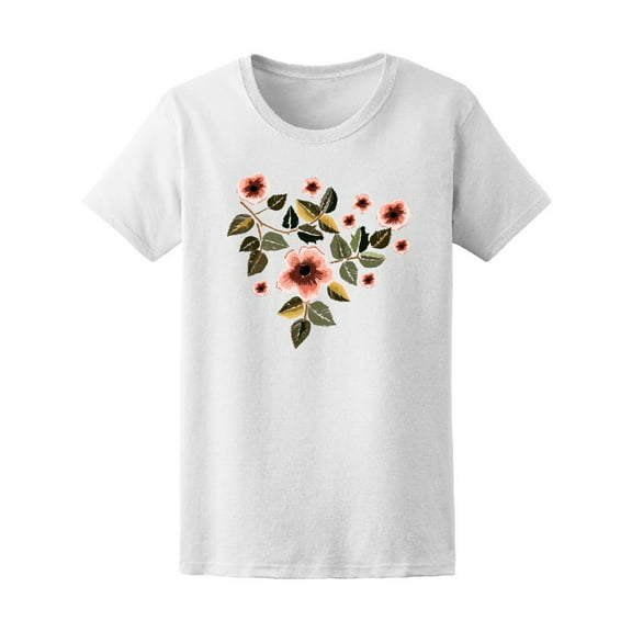 Cute Bird Blossom Bouquet Tee Women's -Image by Shutterstock