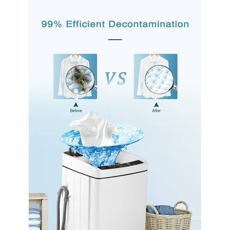 Costway FullAutomatic Washing Machine 1.5 CU.FT 11 lbs Washer & Dryer