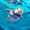 A Bright Blue, variant on jejeloiu Cartoon Animal Puffin 7 Pieces Full Size Bedding Sets,Ocean Bubble Scene Full Size Bed in a Bag For Boys,Bright Blue,Polkadot Reversible