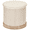 BEIGE, variant on Aria Home Teddy Fabric Storage Ottoman with Reversible Tray Top, Foldable, Taupe, 22 In