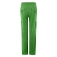 thumbnail image 3 of TYGHBN Women's Casual Straight Leg Pants with Drawstring and Four Pockets for Everyday Comfort and Versatile Styling Linen Pants for Women Casual Summer Short Pants for Women Casual Jogging Pants, 3 of 4